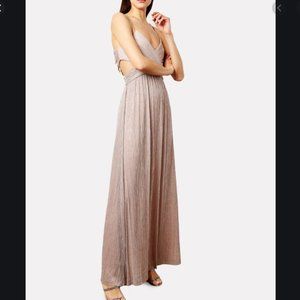 INTERMIX Chiffon Lurex Cut Out Gown NWT